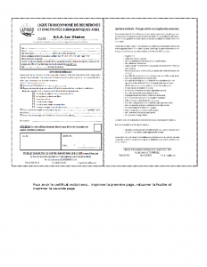 certificat format logbook